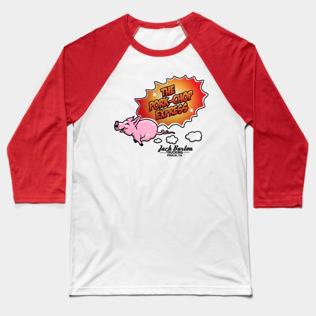 The Pork Chop Express Baseball T-Shirt by carloj1956